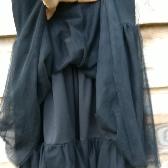 Vintage Beautees Girl's Formal Dress Black/Silver Party/Wedding - Picture 7 of 10